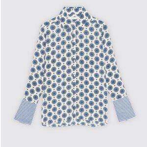 Sandro Printed silk shirt size 3
